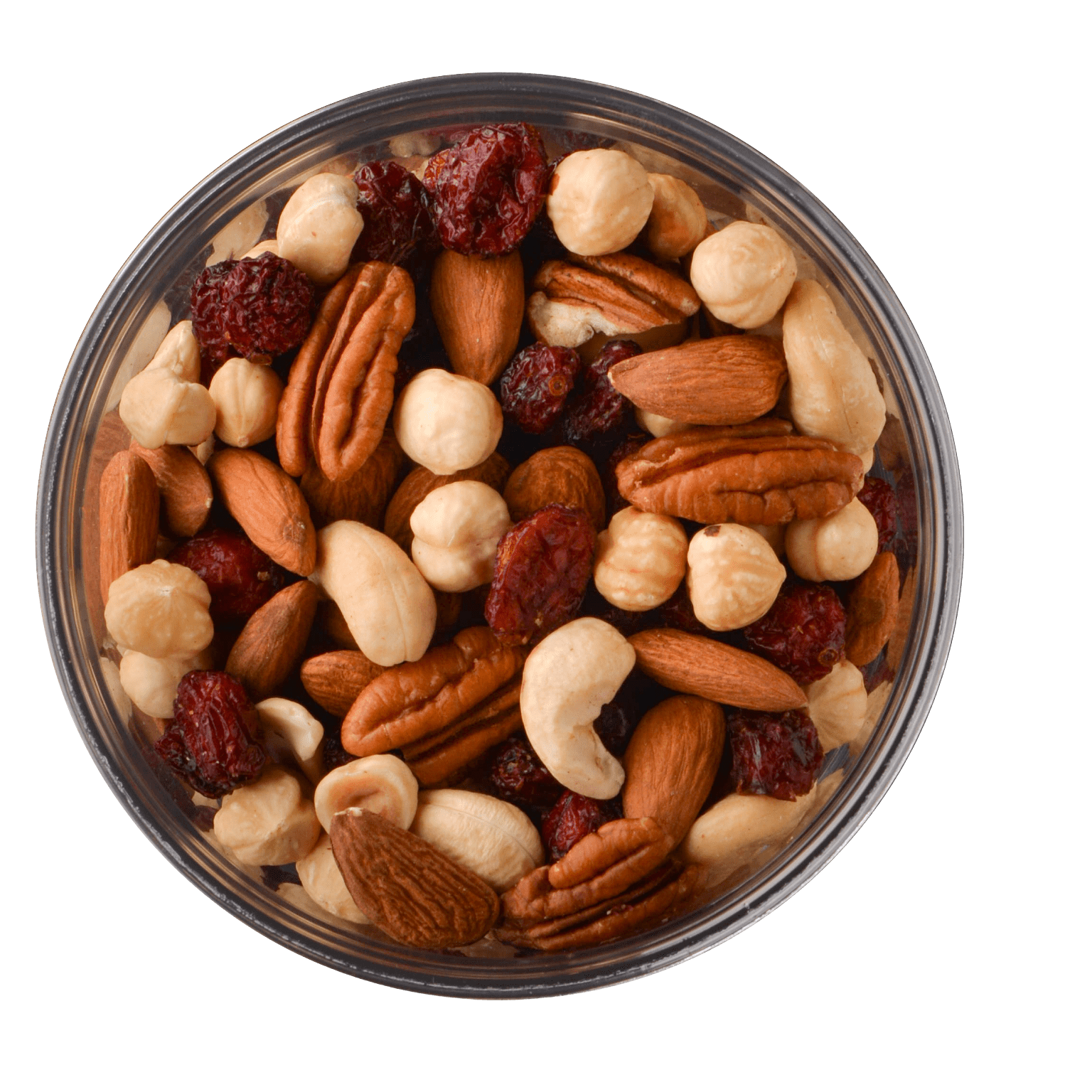 nuts and cranberries